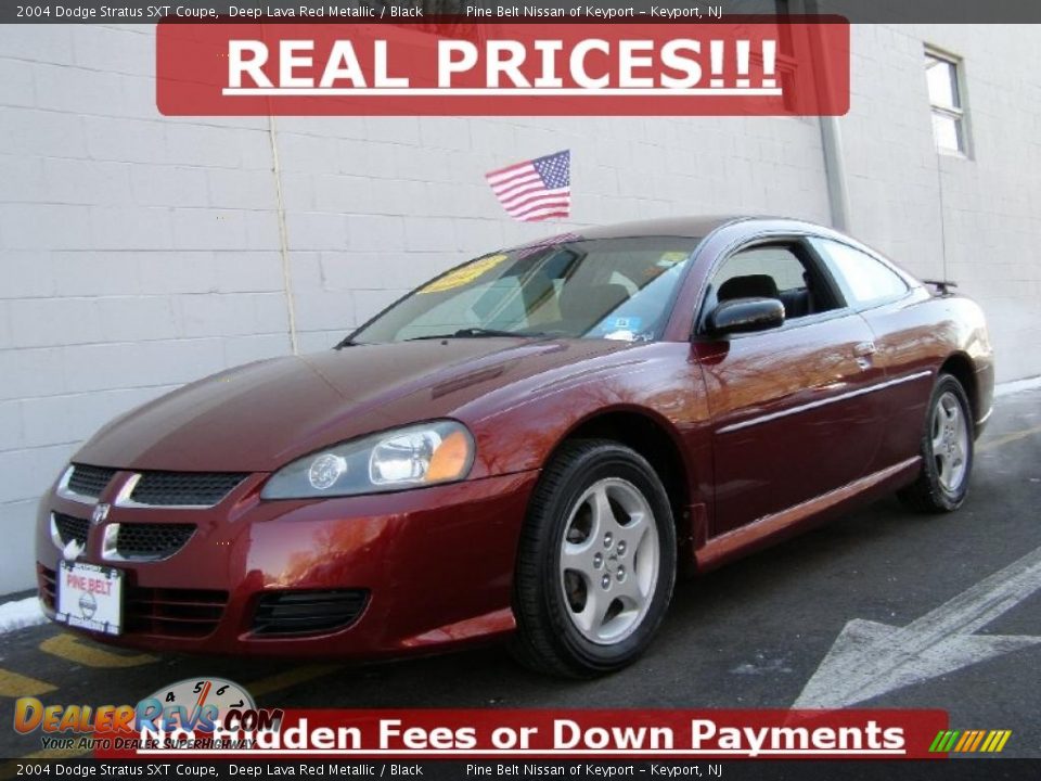 2004 Dodge Stratus SXT Coupe Deep Lava Red Metallic / Black Photo #1