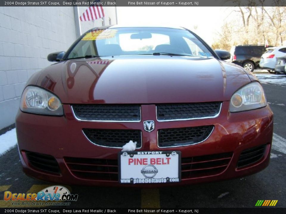 2004 Dodge Stratus SXT Coupe Deep Lava Red Metallic / Black Photo #2