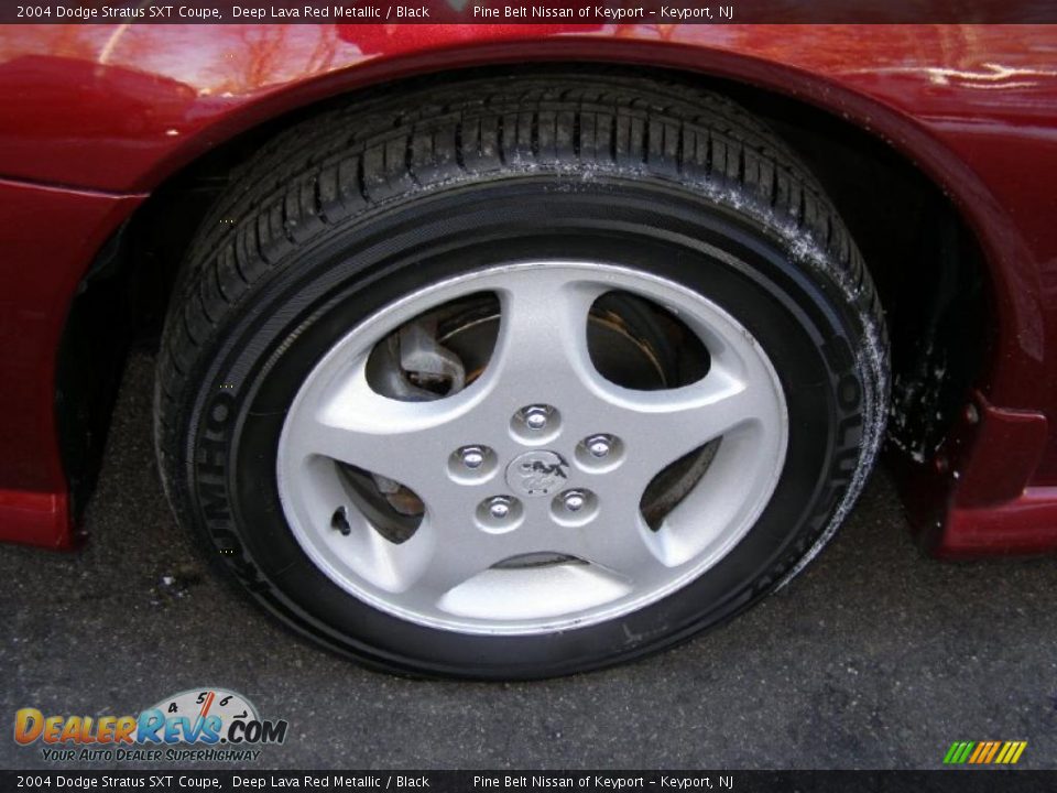 2004 Dodge Stratus SXT Coupe Deep Lava Red Metallic / Black Photo #3