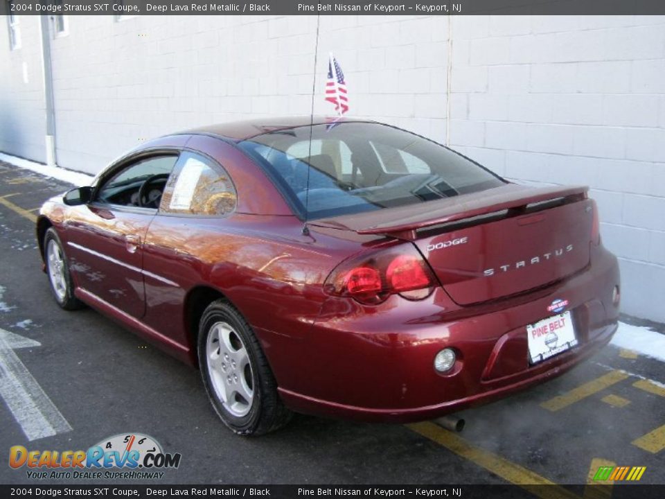 2004 Dodge Stratus SXT Coupe Deep Lava Red Metallic / Black Photo #5