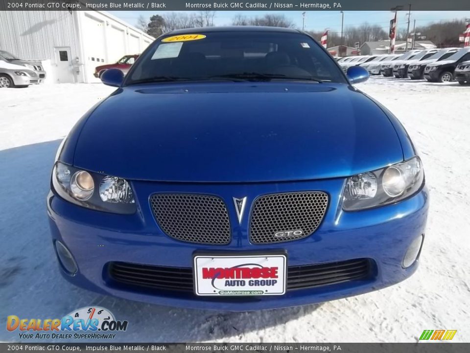 2004 Pontiac GTO Coupe Impulse Blue Metallic / Black Photo #4