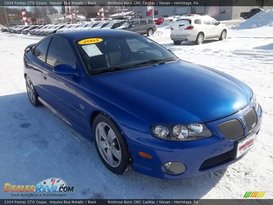 2004 Pontiac GTO Coupe Impulse Blue Metallic / Black Photo #5