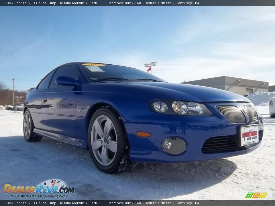 2004 Pontiac GTO Coupe Impulse Blue Metallic / Black Photo #6