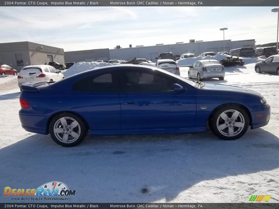 2004 Pontiac GTO Coupe Impulse Blue Metallic / Black Photo #7