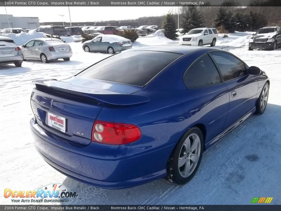 2004 Pontiac GTO Coupe Impulse Blue Metallic / Black Photo #8