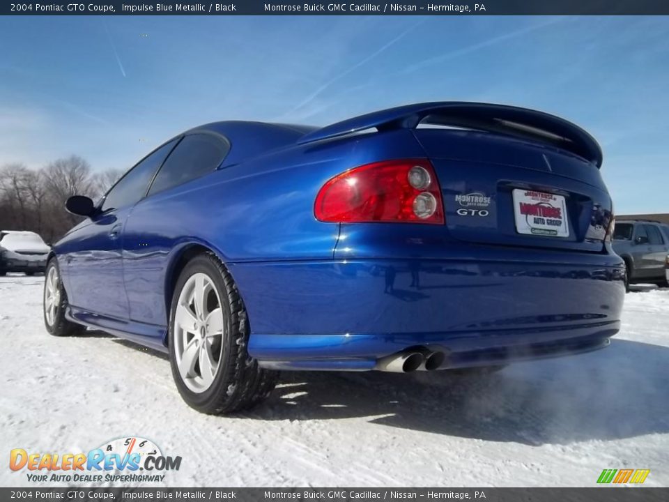 2004 Pontiac GTO Coupe Impulse Blue Metallic / Black Photo #12