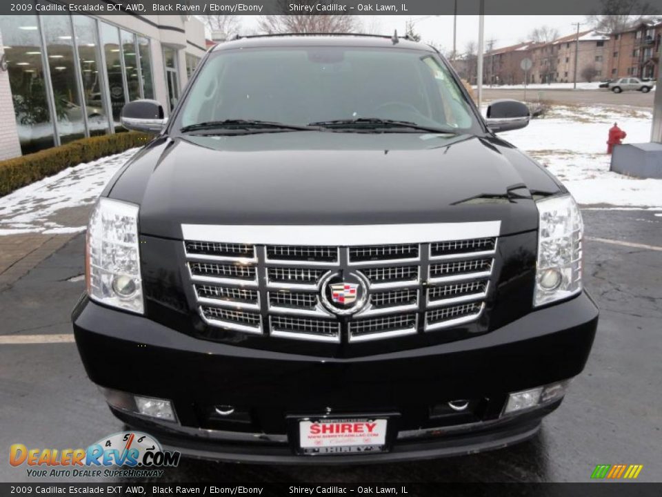 2009 Cadillac Escalade EXT AWD Black Raven / Ebony/Ebony Photo #2
