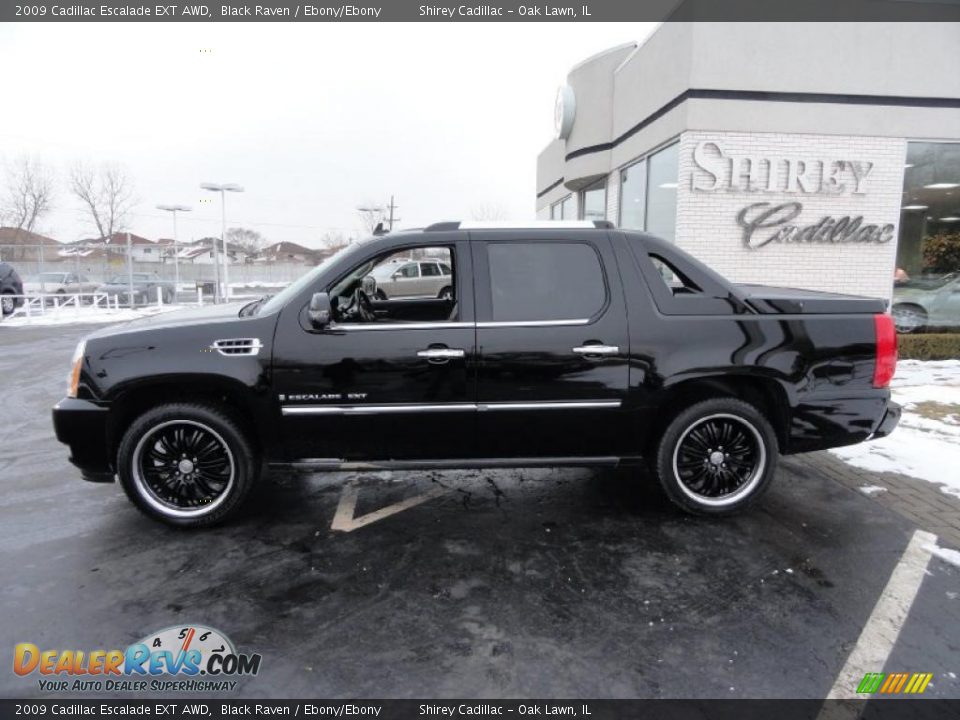 2009 Cadillac Escalade EXT AWD Black Raven / Ebony/Ebony Photo #4