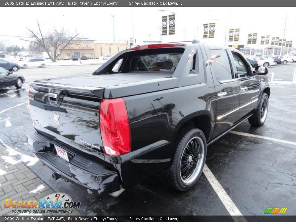 2009 Cadillac Escalade EXT AWD Black Raven / Ebony/Ebony Photo #7