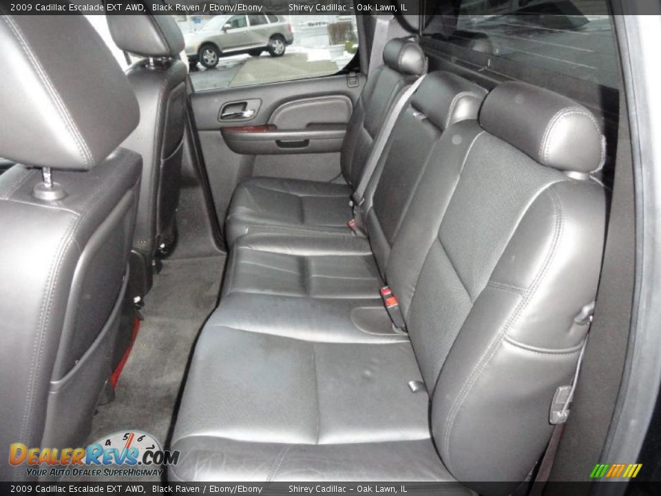 Ebony/Ebony Interior - 2009 Cadillac Escalade EXT AWD Photo #9