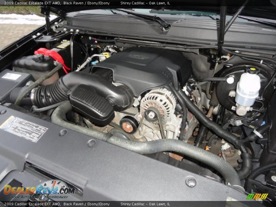 2009 Cadillac Escalade EXT AWD 6.2 Liter OHV 16-Valve VVT Flex-Fuel V8 Engine Photo #14
