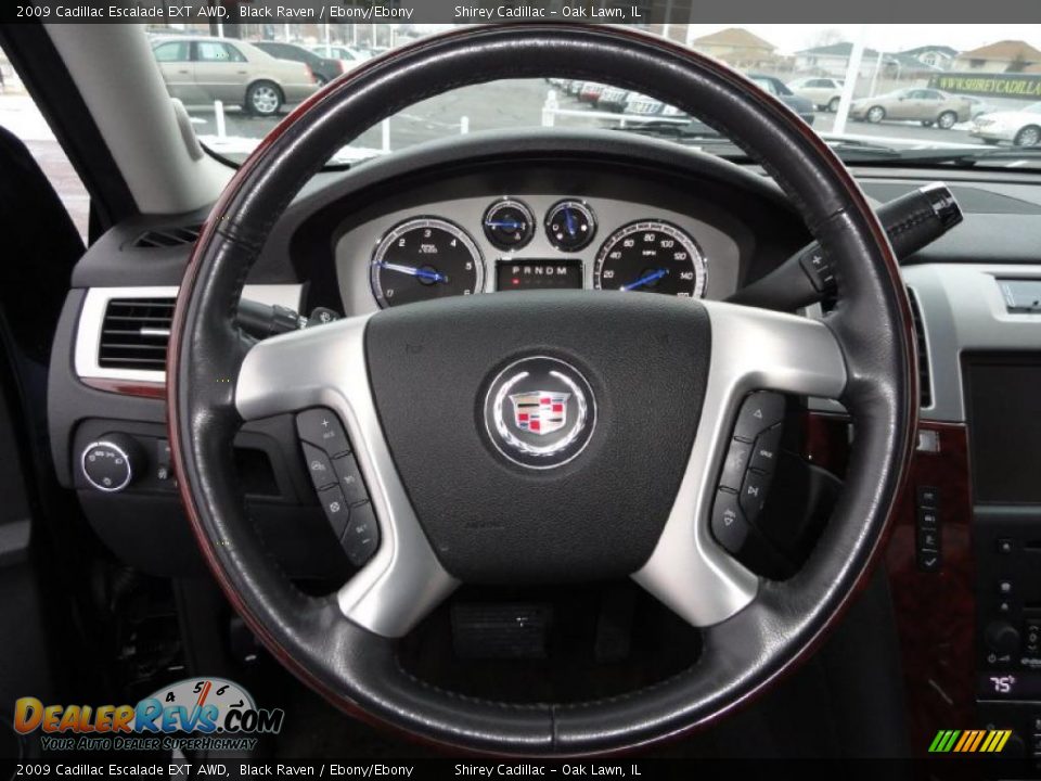 2009 Cadillac Escalade EXT AWD Black Raven / Ebony/Ebony Photo #15