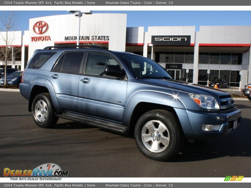 2004 Toyota 4Runner SR5 4x4 Pacific Blue Metallic / Stone Photo #1