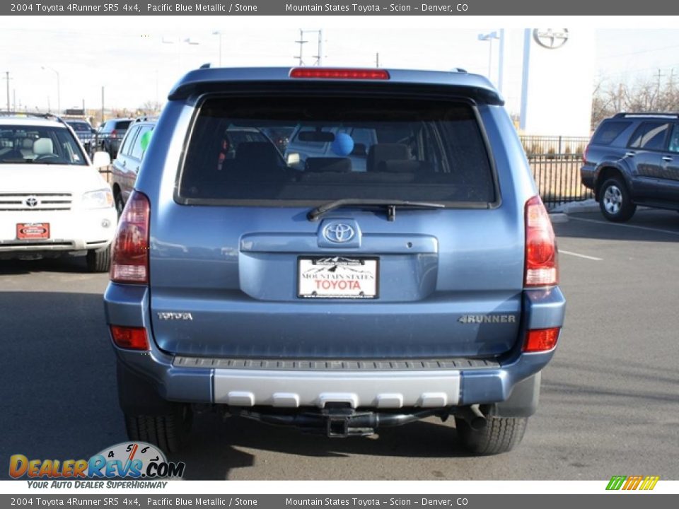 2004 Toyota 4Runner SR5 4x4 Pacific Blue Metallic / Stone Photo #3