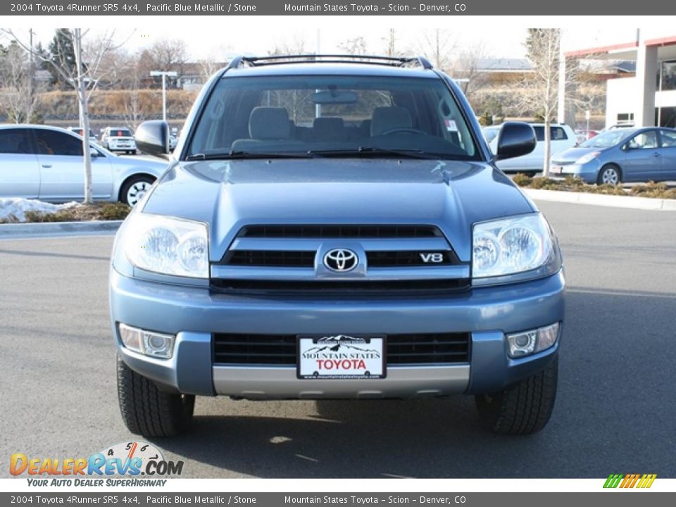 2004 Toyota 4Runner SR5 4x4 Pacific Blue Metallic / Stone Photo #6