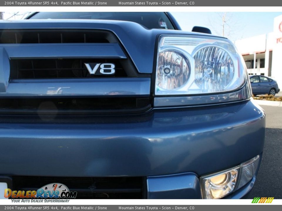 2004 Toyota 4Runner SR5 4x4 Pacific Blue Metallic / Stone Photo #33