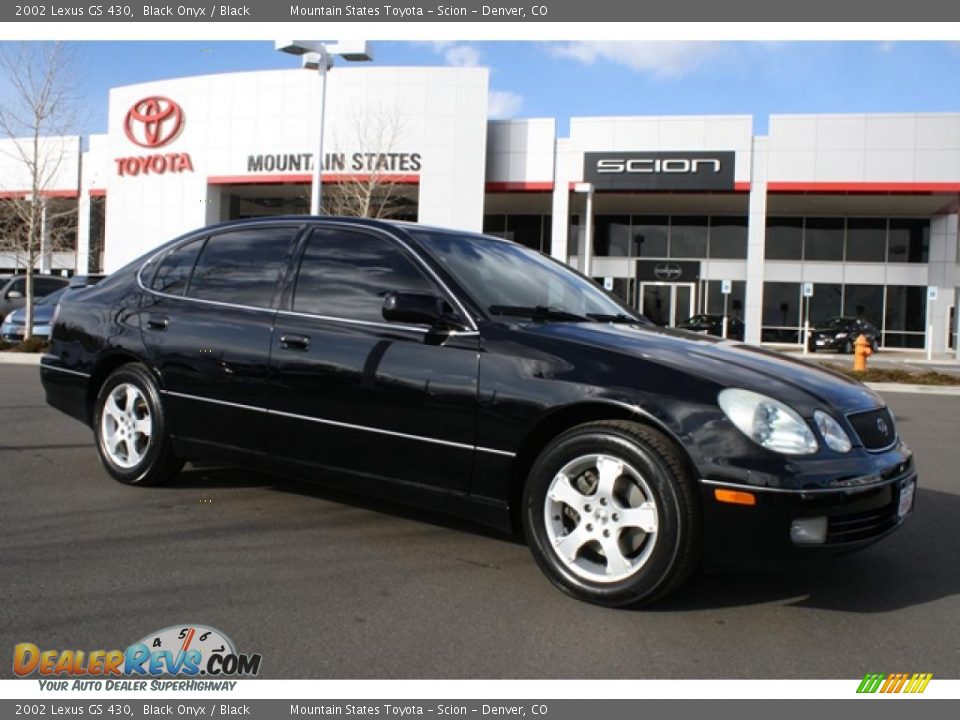 2002 Lexus GS 430 Black Onyx / Black Photo #1
