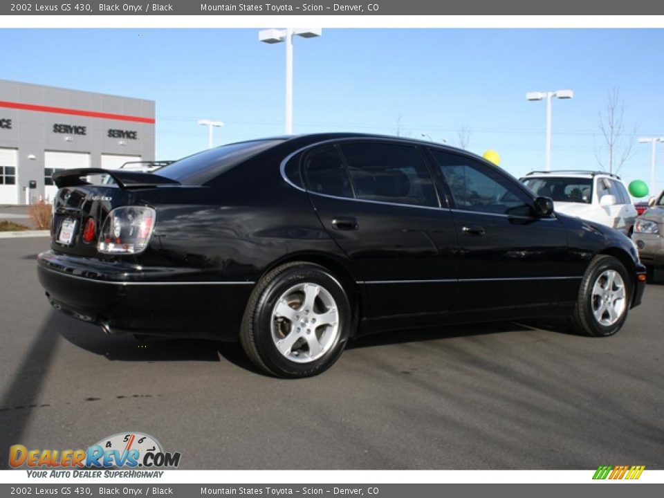 2002 Lexus GS 430 Black Onyx / Black Photo #2