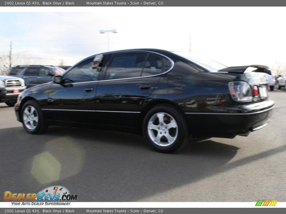 2002 Lexus GS 430 Black Onyx / Black Photo #4