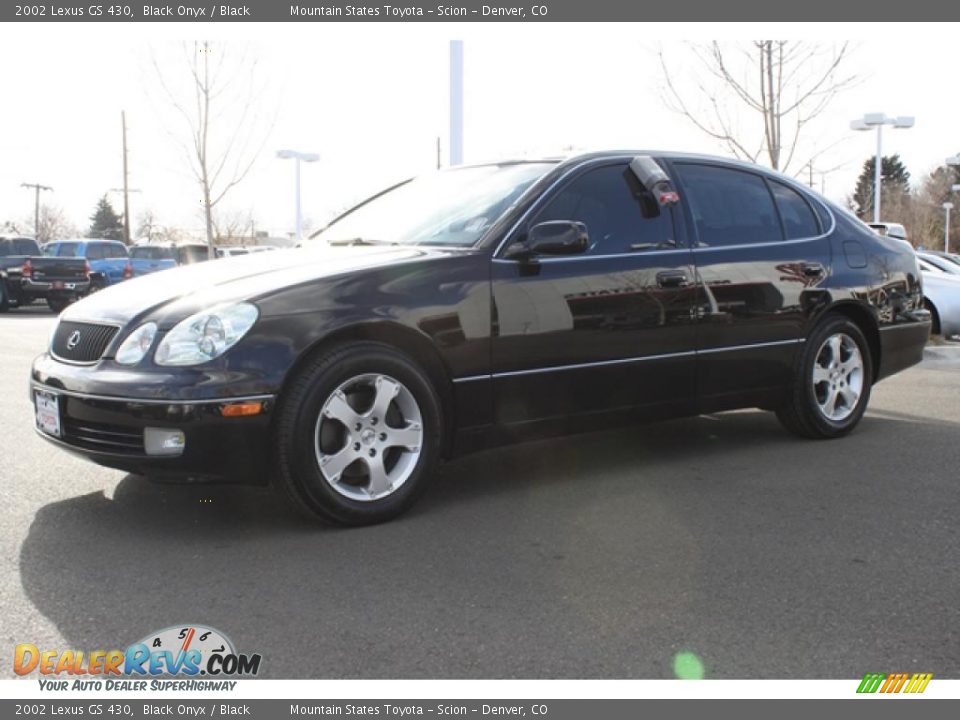 2002 Lexus GS 430 Black Onyx / Black Photo #5