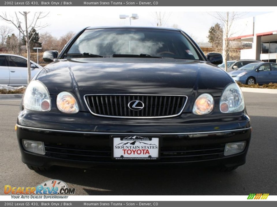 2002 Lexus GS 430 Black Onyx / Black Photo #6