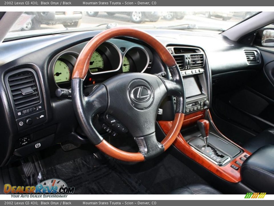 Black Interior - 2002 Lexus GS 430 Photo #8