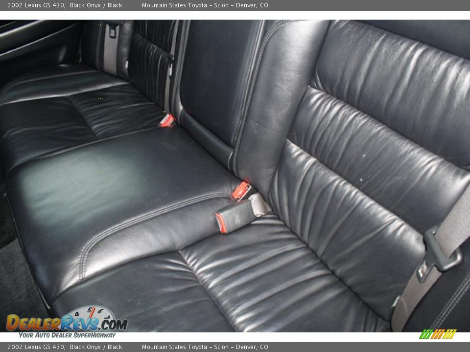 Black Interior - 2002 Lexus GS 430 Photo #13