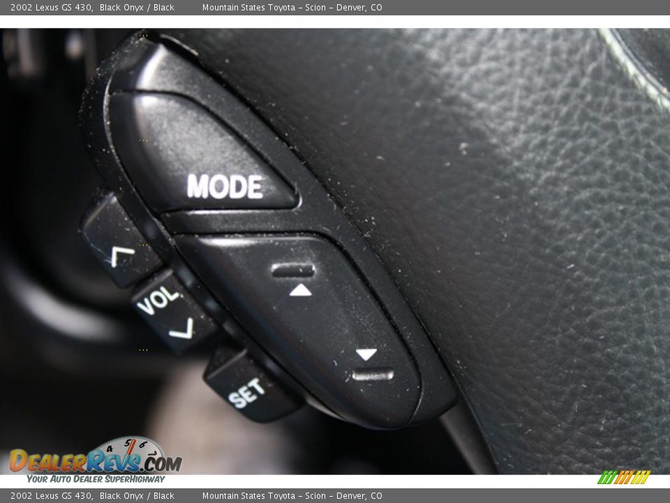 2002 Lexus GS 430 Black Onyx / Black Photo #17