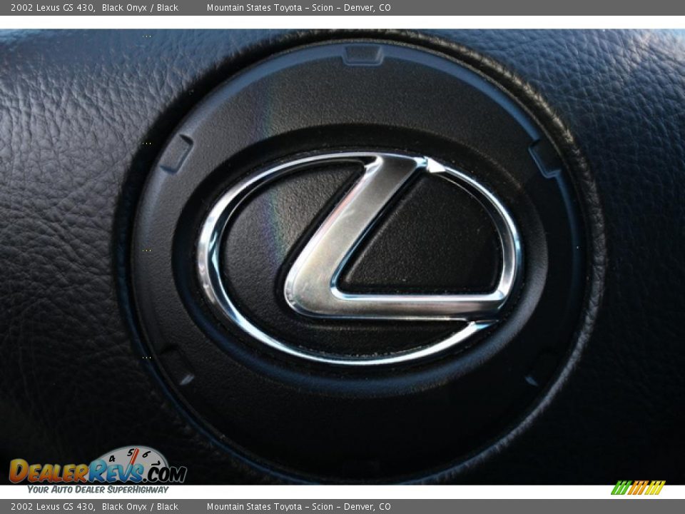 2002 Lexus GS 430 Black Onyx / Black Photo #19