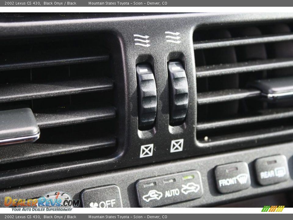 2002 Lexus GS 430 Black Onyx / Black Photo #21