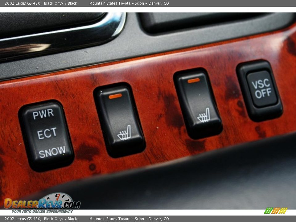 2002 Lexus GS 430 Black Onyx / Black Photo #28