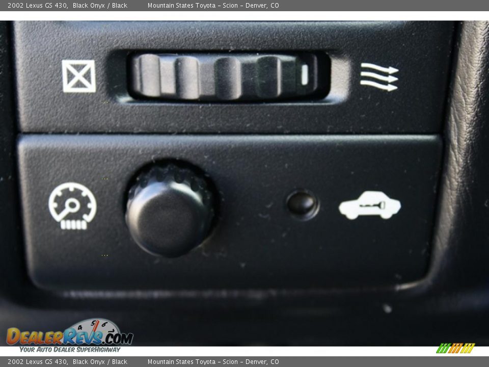 2002 Lexus GS 430 Black Onyx / Black Photo #30