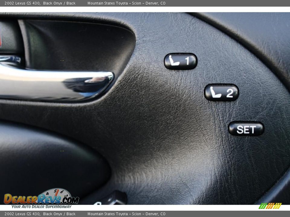 2002 Lexus GS 430 Black Onyx / Black Photo #33