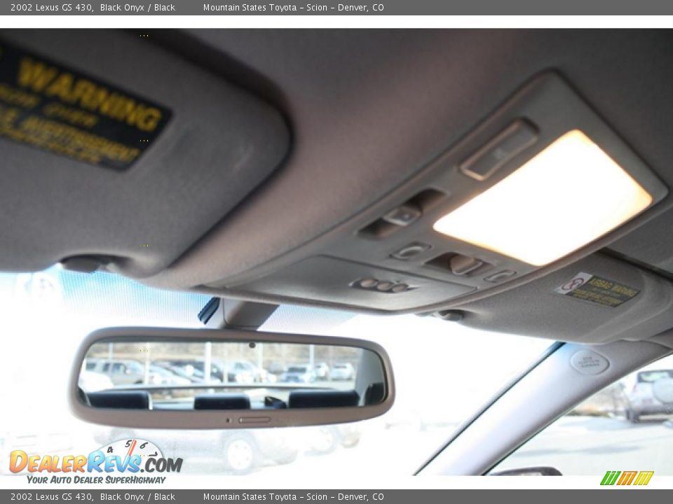 2002 Lexus GS 430 Black Onyx / Black Photo #34