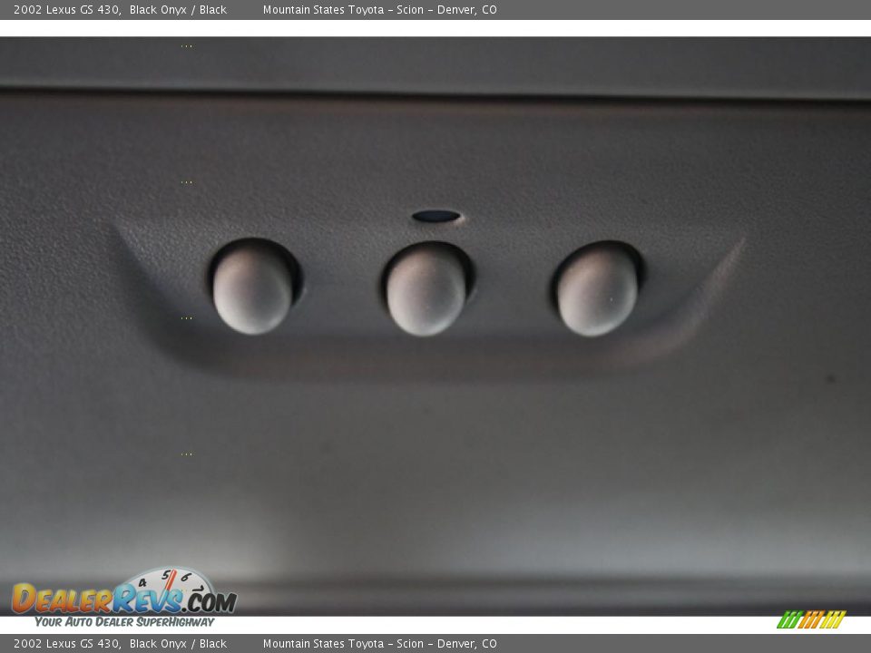 2002 Lexus GS 430 Black Onyx / Black Photo #35