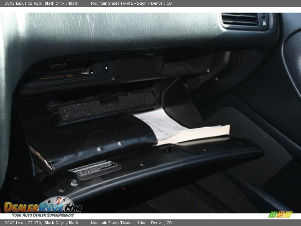 2002 Lexus GS 430 Black Onyx / Black Photo #36