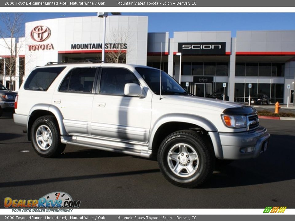 2000 Toyota 4Runner Limited 4x4 Natural White / Oak Photo #1