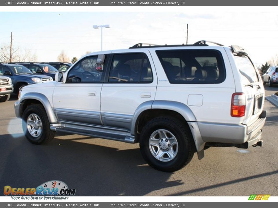 2000 Toyota 4Runner Limited 4x4 Natural White / Oak Photo #4