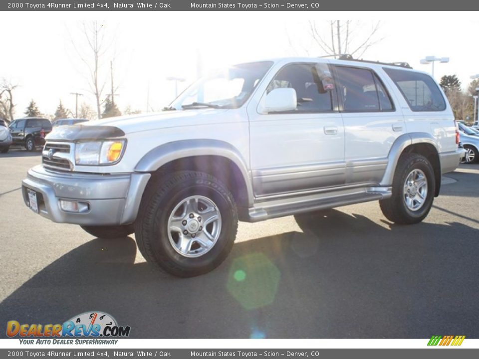 2000 Toyota 4Runner Limited 4x4 Natural White / Oak Photo #5