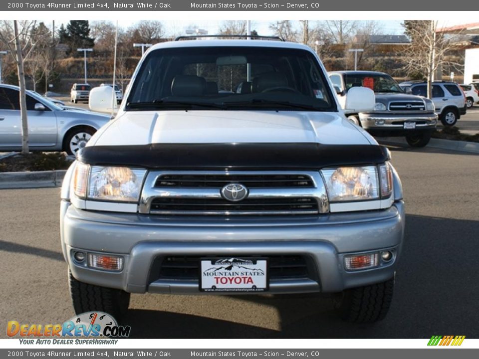 2000 Toyota 4Runner Limited 4x4 Natural White / Oak Photo #6