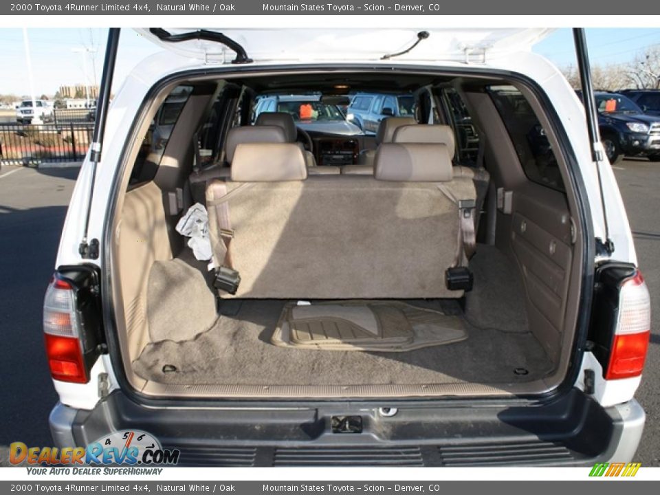 2000 Toyota 4Runner Limited 4x4 Natural White / Oak Photo #27