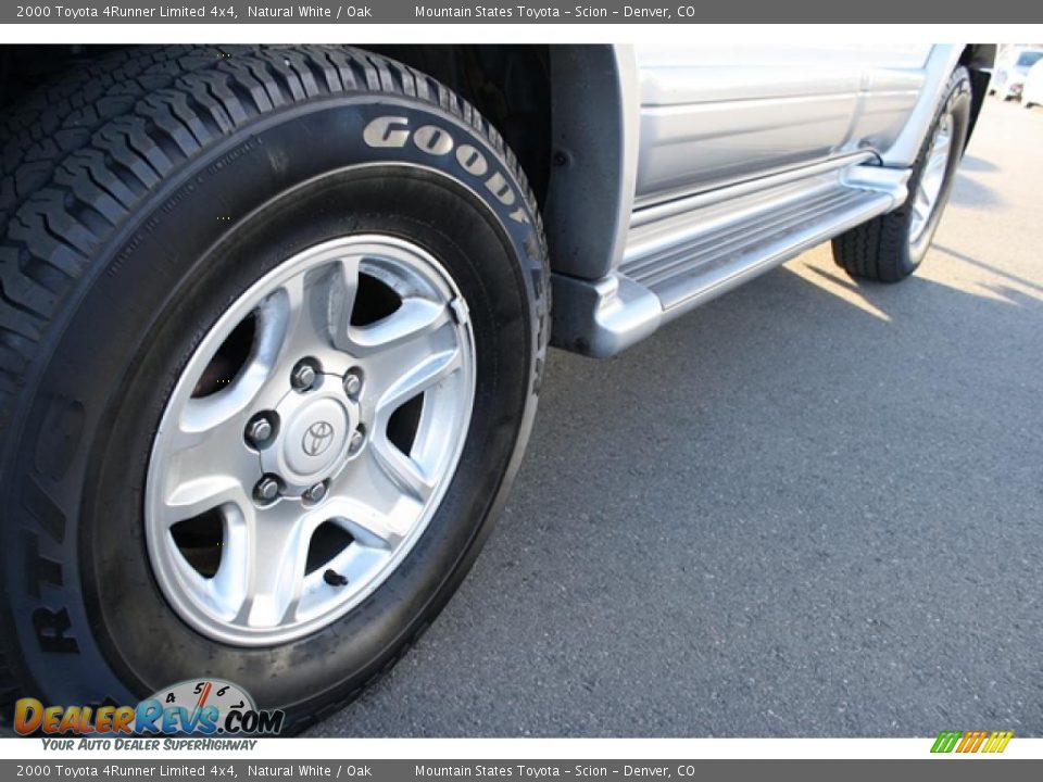 2000 Toyota 4Runner Limited 4x4 Natural White / Oak Photo #32