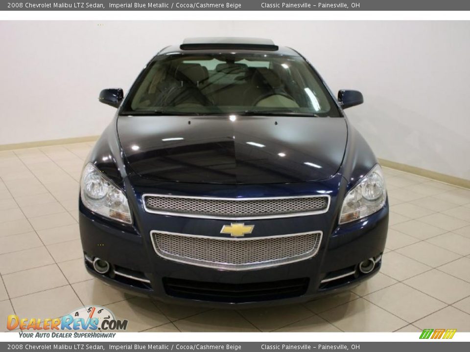 2008 Chevrolet Malibu LTZ Sedan Imperial Blue Metallic / Cocoa/Cashmere Beige Photo #2
