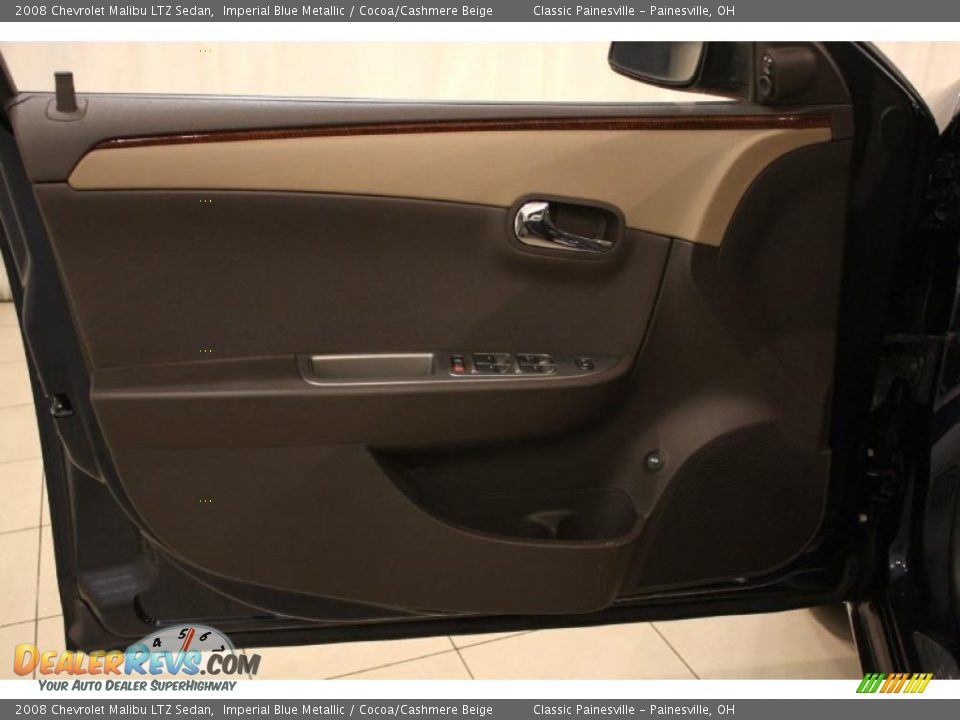 2008 Chevrolet Malibu LTZ Sedan Imperial Blue Metallic / Cocoa/Cashmere Beige Photo #5