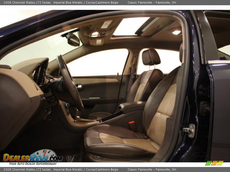 Cocoa/Cashmere Beige Interior - 2008 Chevrolet Malibu LTZ Sedan Photo #6