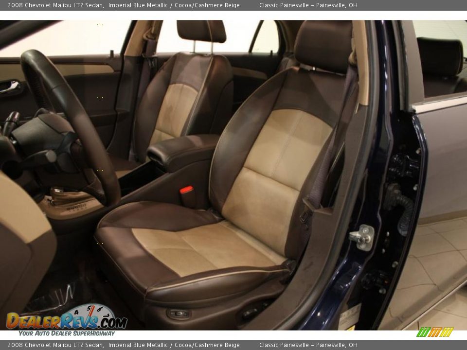 Cocoa/Cashmere Beige Interior - 2008 Chevrolet Malibu LTZ Sedan Photo #7