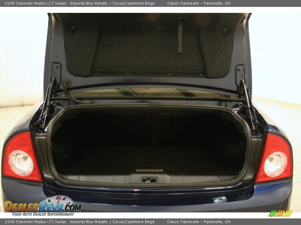 2008 Chevrolet Malibu LTZ Sedan Imperial Blue Metallic / Cocoa/Cashmere Beige Photo #17