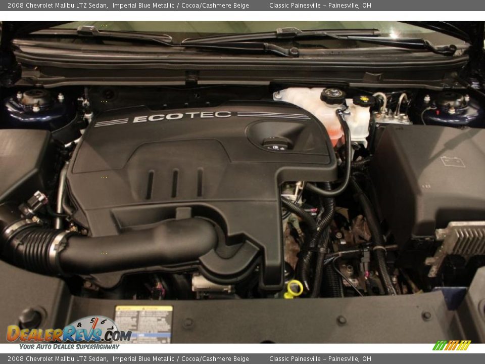 2008 Chevrolet Malibu LTZ Sedan 2.4 Liter DOHC 16-Valve VVT Ecotec 4 Cylinder Engine Photo #18