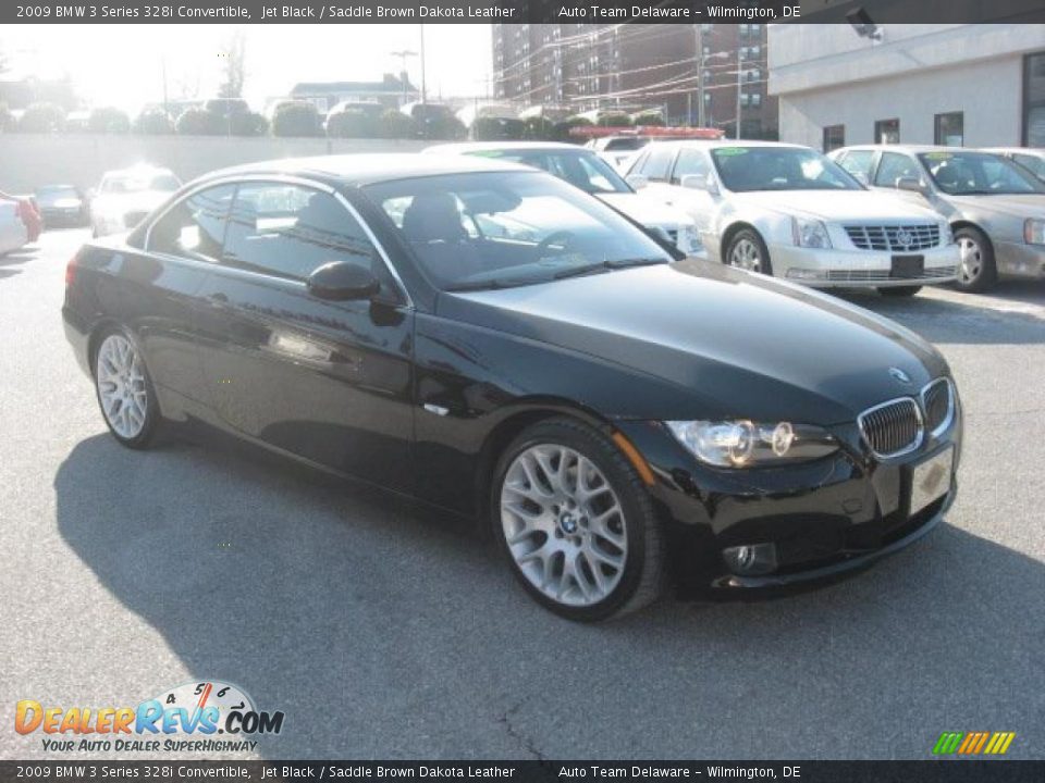 2009 BMW 3 Series 328i Convertible Jet Black / Saddle Brown Dakota ...