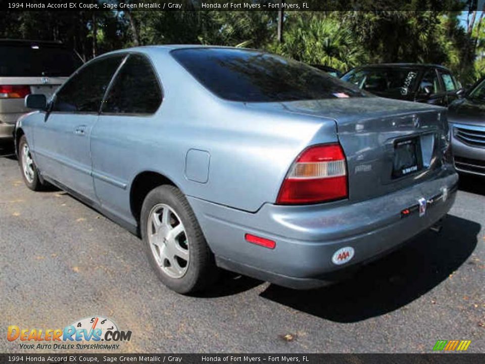 Sage Green Metallic 1994 Honda Accord EX Coupe Photo #4